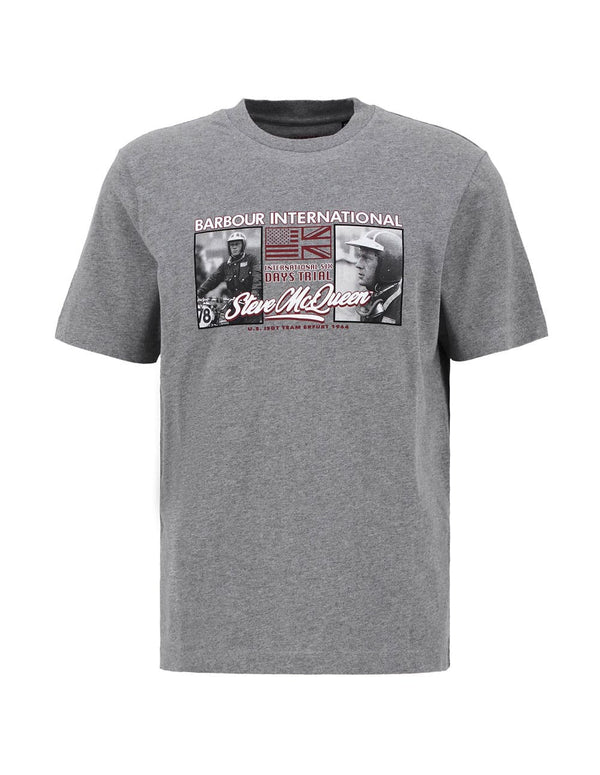 Camiseta Barbour Multon Gris Hombre