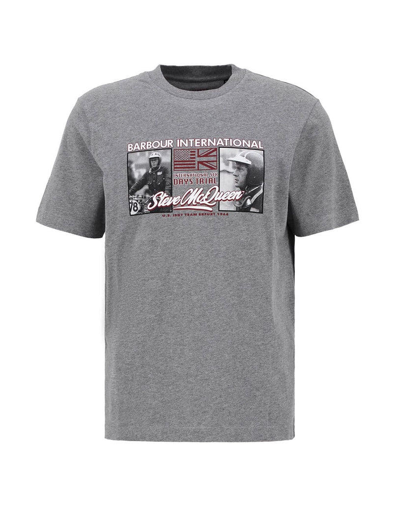 Camiseta Barbour Multon Gris Hombre