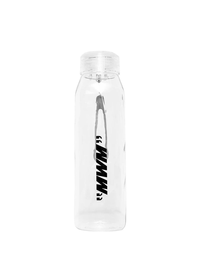 Botella MWM con Logo y Tapón Blanco Unisex