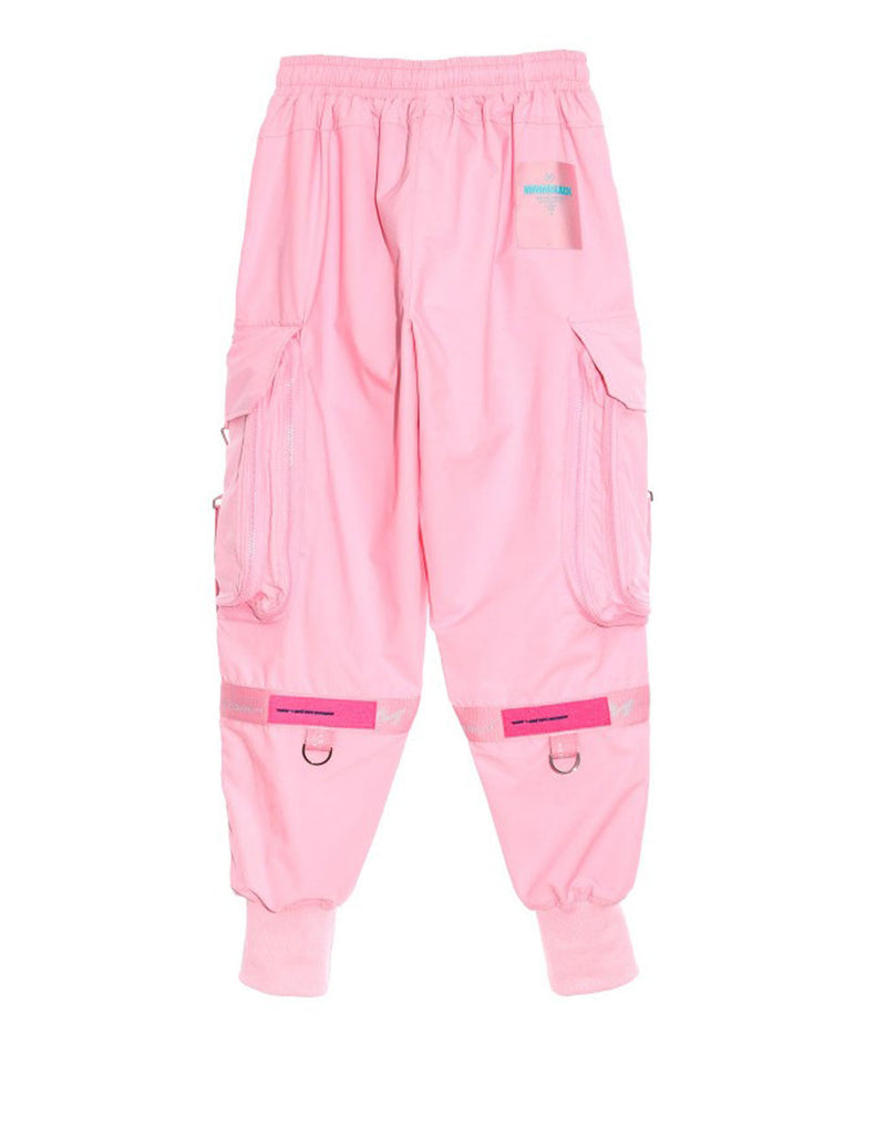 Pantalón Cargo MWM con Logo Rosa Unisex