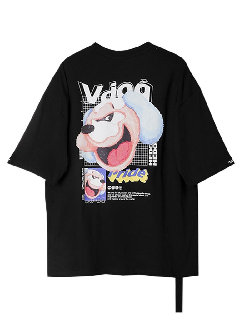 Camiseta MWM x Vanguards Dog Negra Unisex