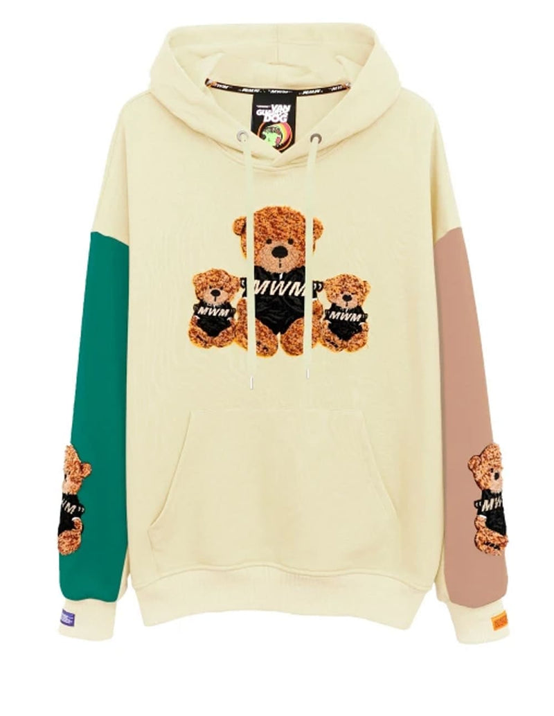 Sudadera con Capucha MWM Teddy Beige Unisex