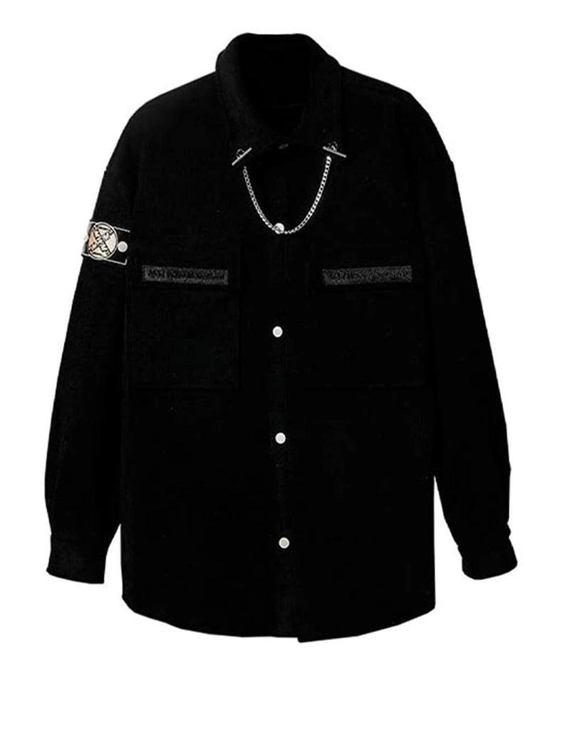 Chaqueta MWM con Cadena Negra Unisex