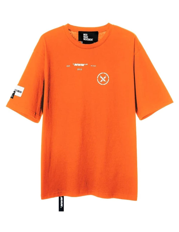 Camiseta MWM con Logo Naranja Unisex