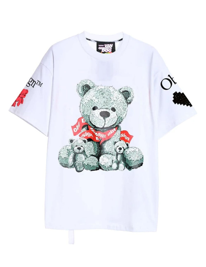 Camiseta MWM Teddy Blanca Unisex