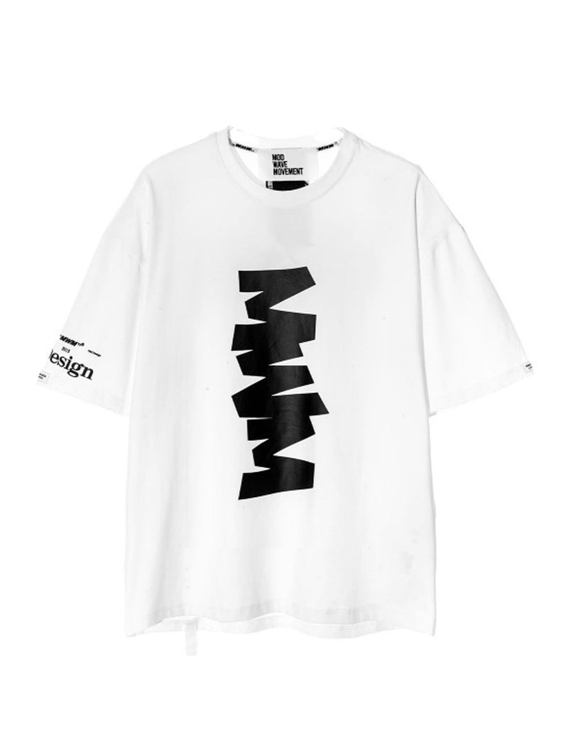 Camiseta MWM con Logo Blanca Unisex