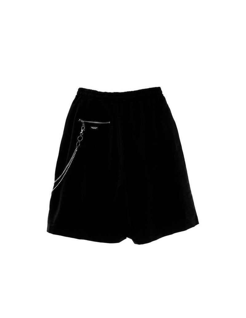 Pantalón Corto MWM con Cadena Negro Unisex