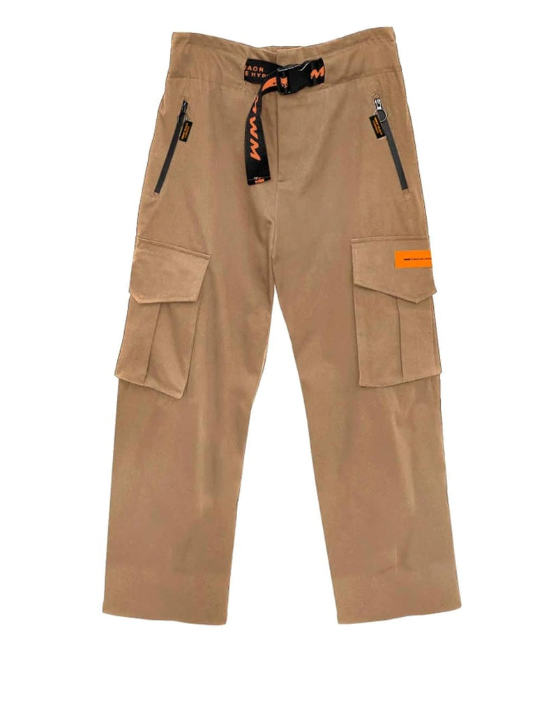 Pantalón Cargo MWM con Logo Beige Unisex