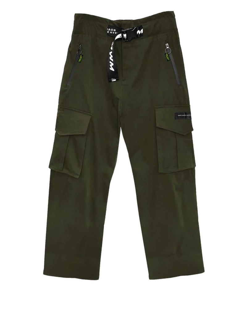 Pantalón Cargo MWM con Logo Verde Unisex