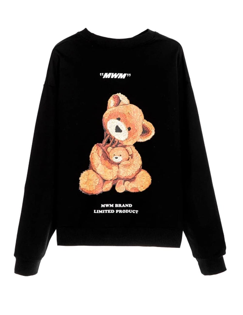 Sudadera MWM Teddy Negra Unisex