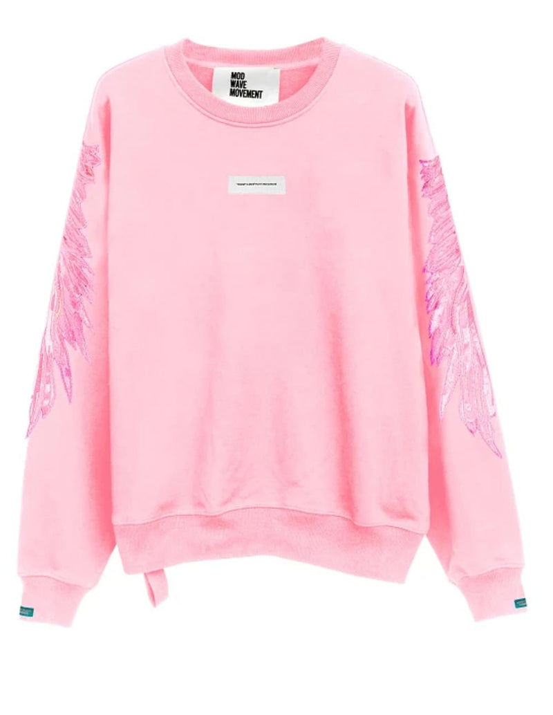 Sudadera MWM Wings Rosa Unisex