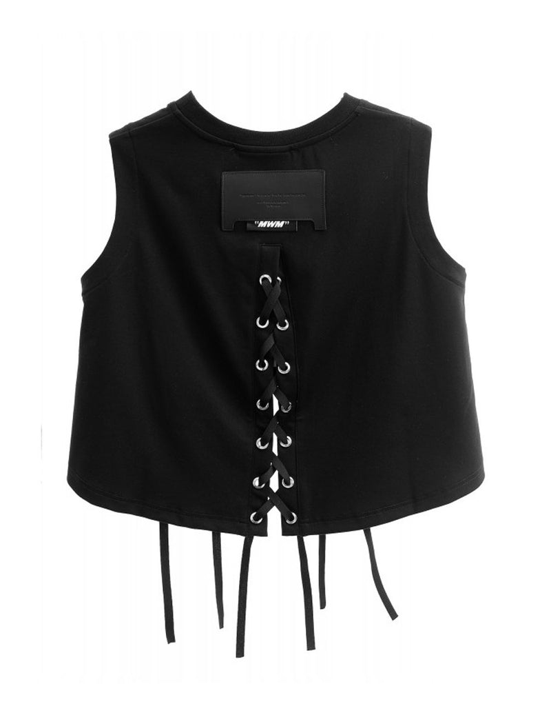 Top MWM Corto Negro Mujer