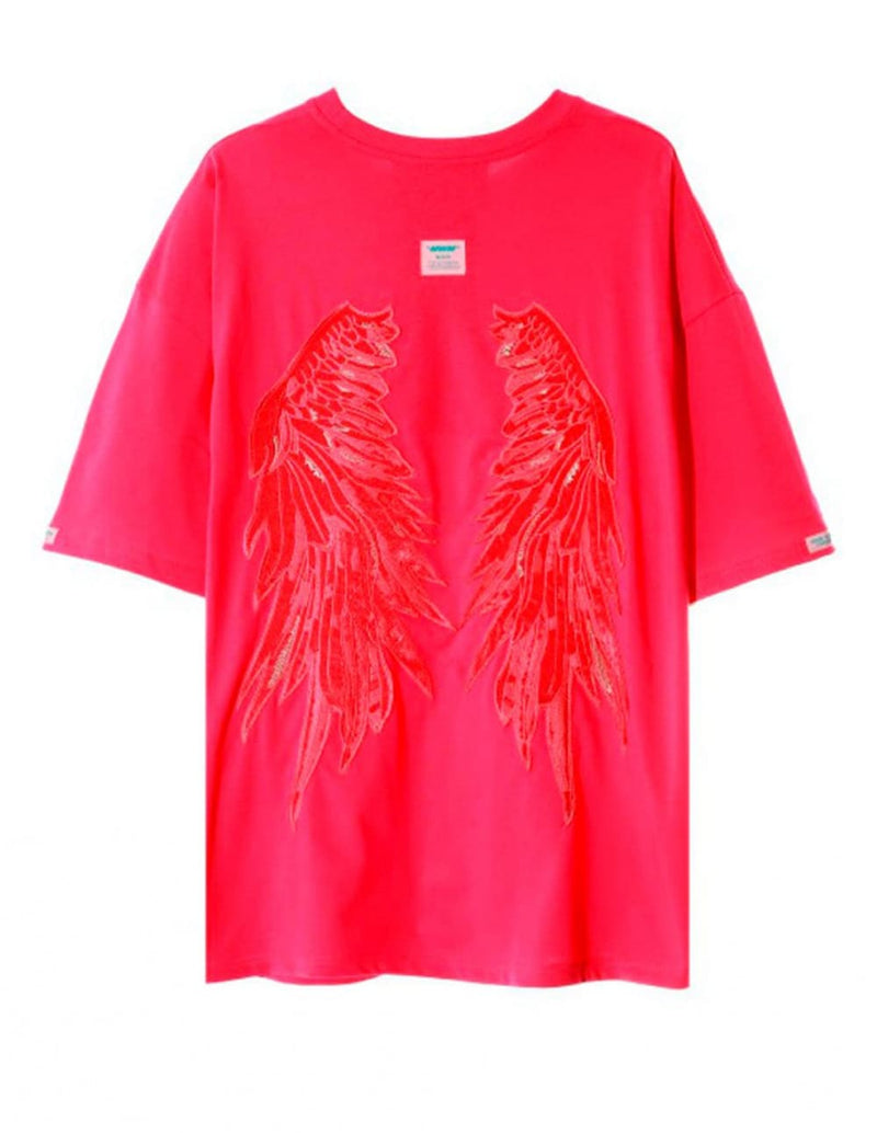 Camiseta MWM Alas Rosa Unisex