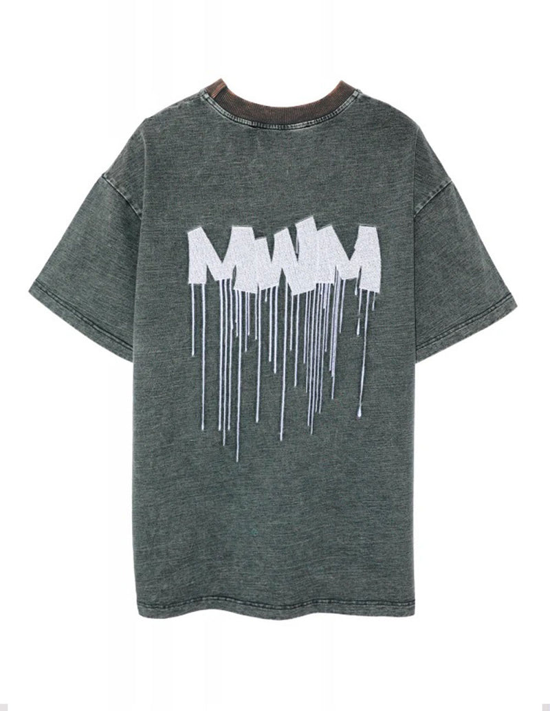 Camiseta MWM con Logo Gris Unisex