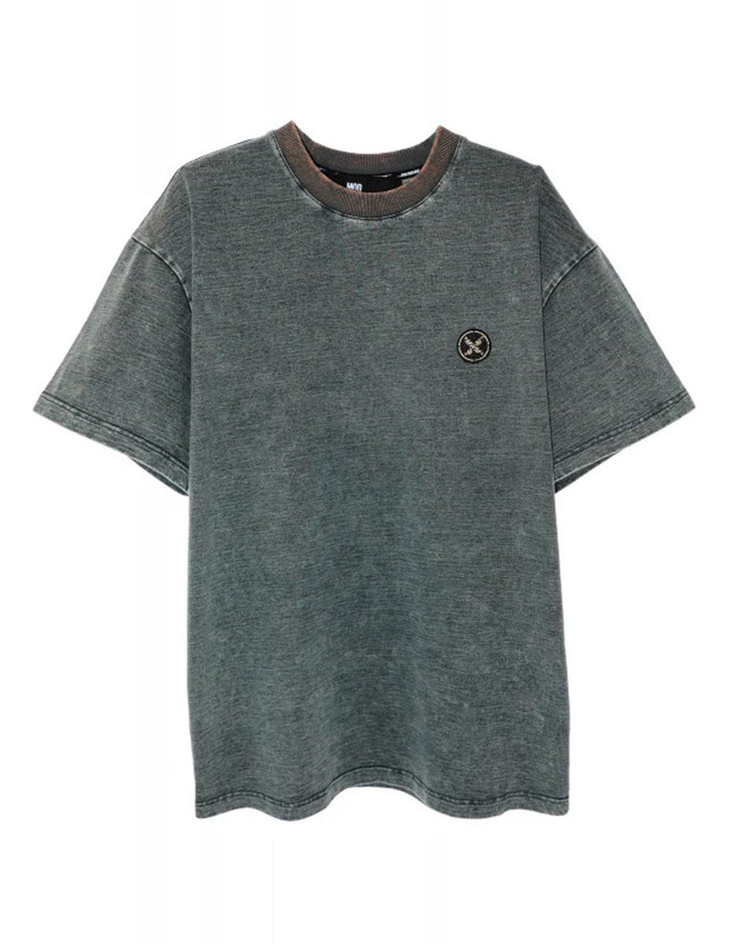 Camiseta MWM con Logo Gris Unisex