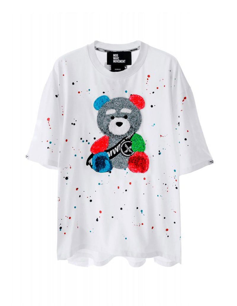 Camiseta MWM Teddy Blanca Unisex