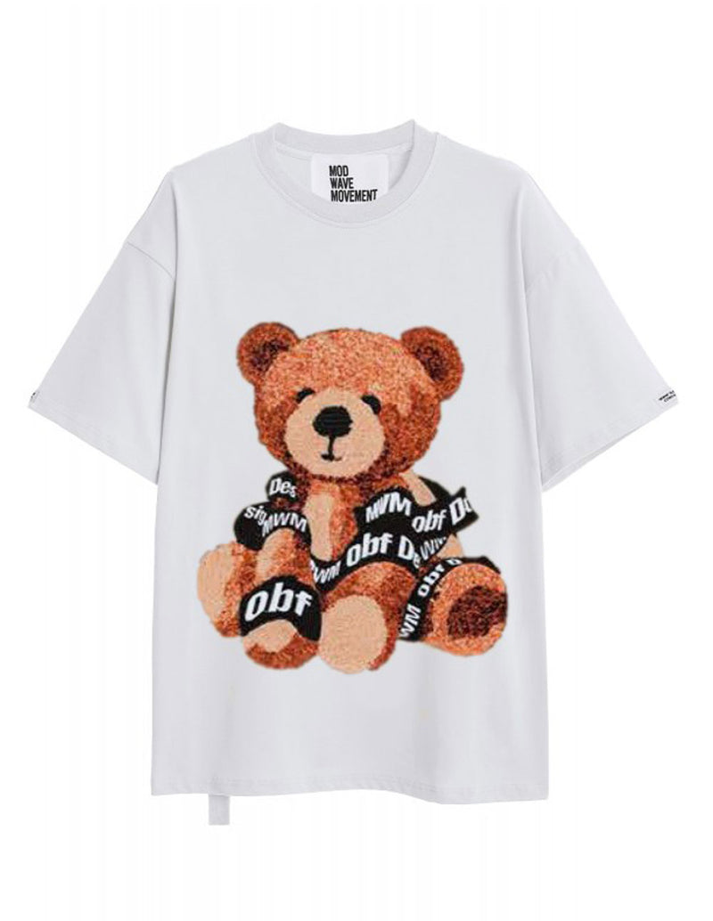 Camiseta MWM Teddy Blanca Unisex