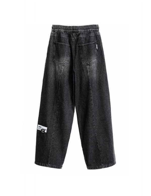 Pantalón Vaquero MWM con Logo Negro Unisex