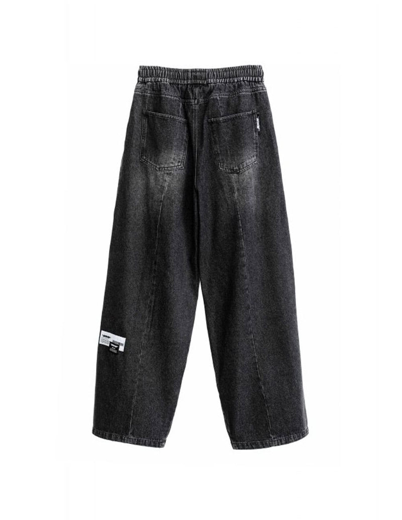 Pantalón Vaquero MWM con Logo Negro Unisex