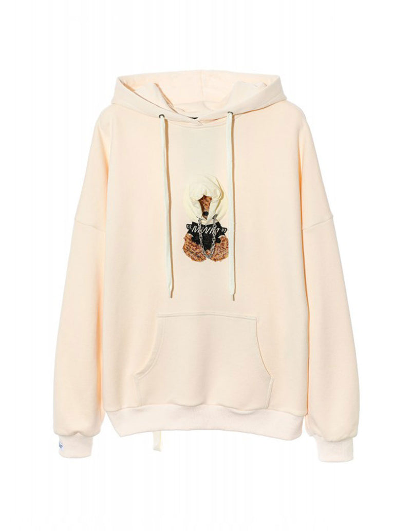 Sudadera con Capucha MWM Teddy Beige Unisex