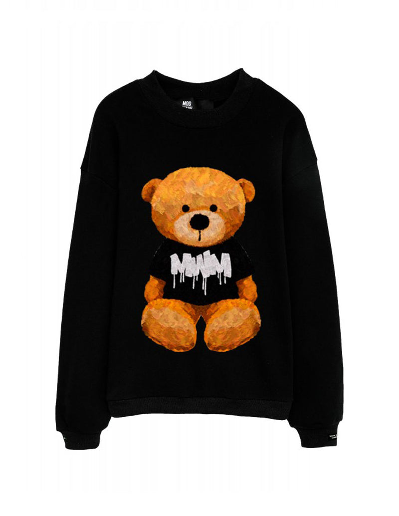 Sudadera MWM Teddy Negra Unisex