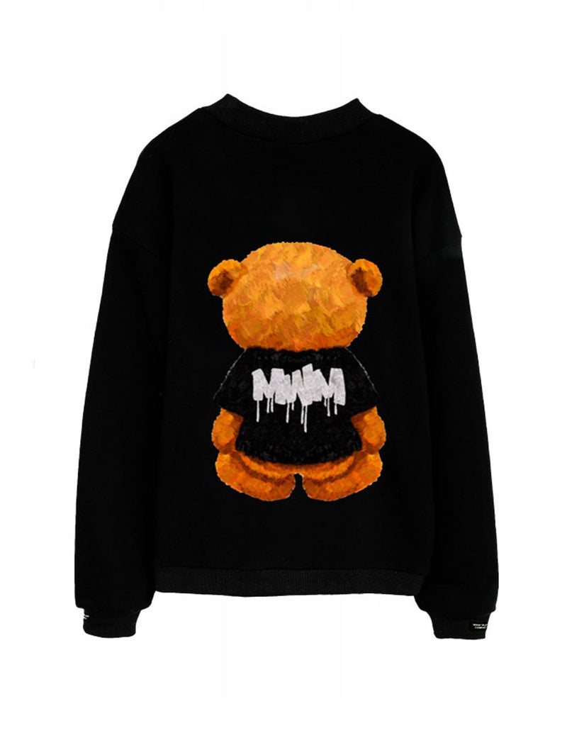 Sudadera MWM Teddy Negra Unisex