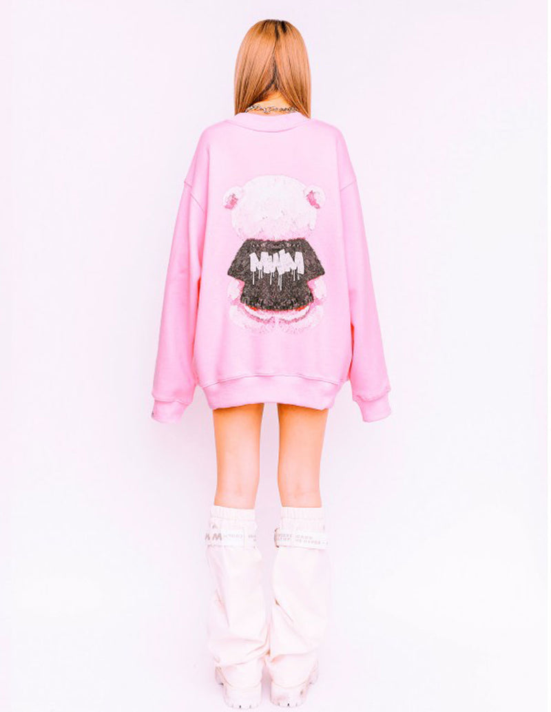 Sudadera MWM Teddy Rosa Unisex