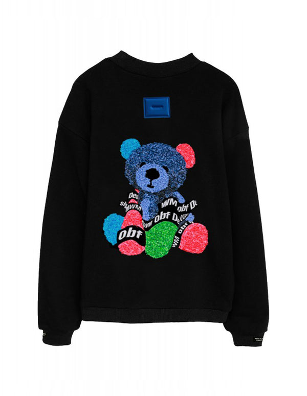 Sudadera MWM Teddy Negra Unisex