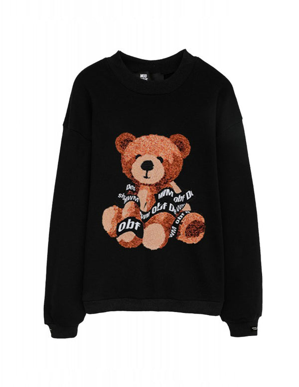 Sudadera MWM Teddy Negra Unisex