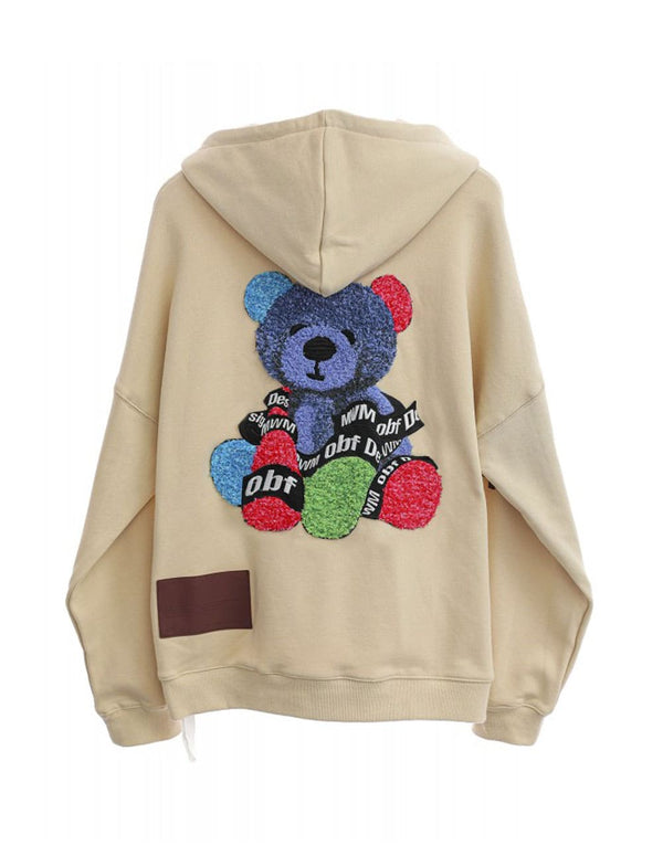 Sudadera con Capucha MWM Teddy Beige Unisex