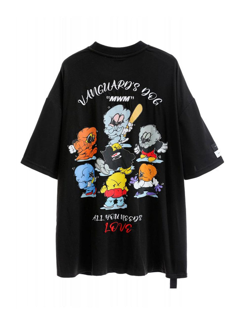 Camiseta MWM Vanguard´s Dogs Negra Unisex