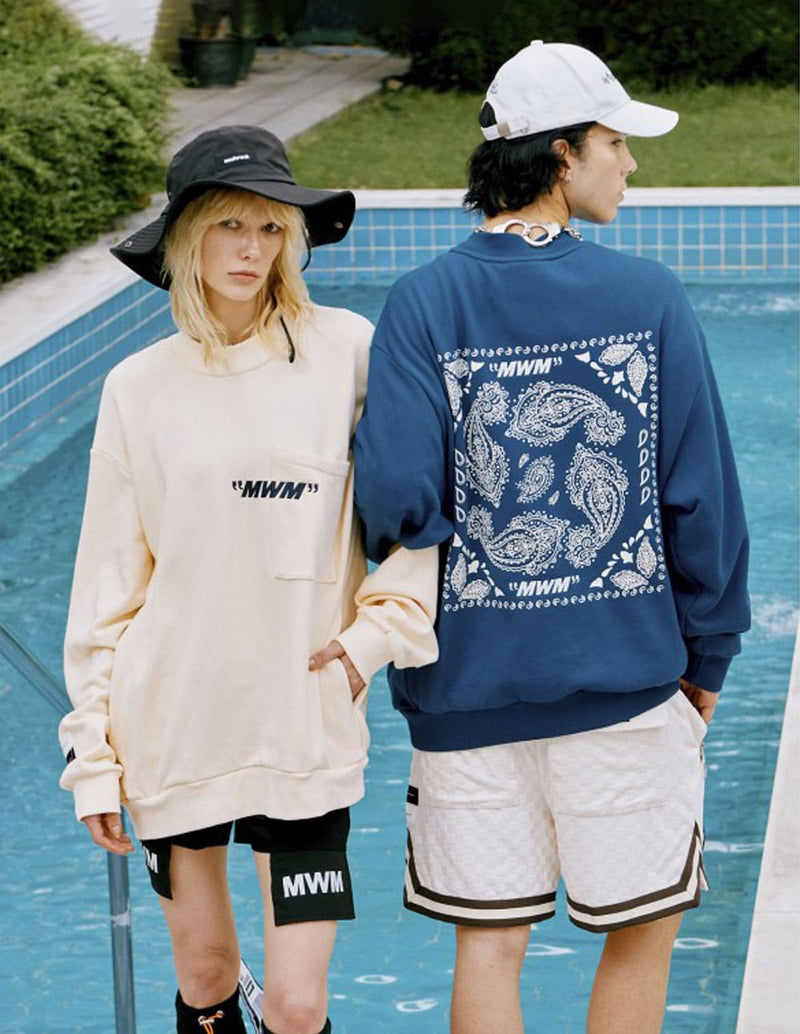 Pantalón Corto MWM con Logo Beige Unisex