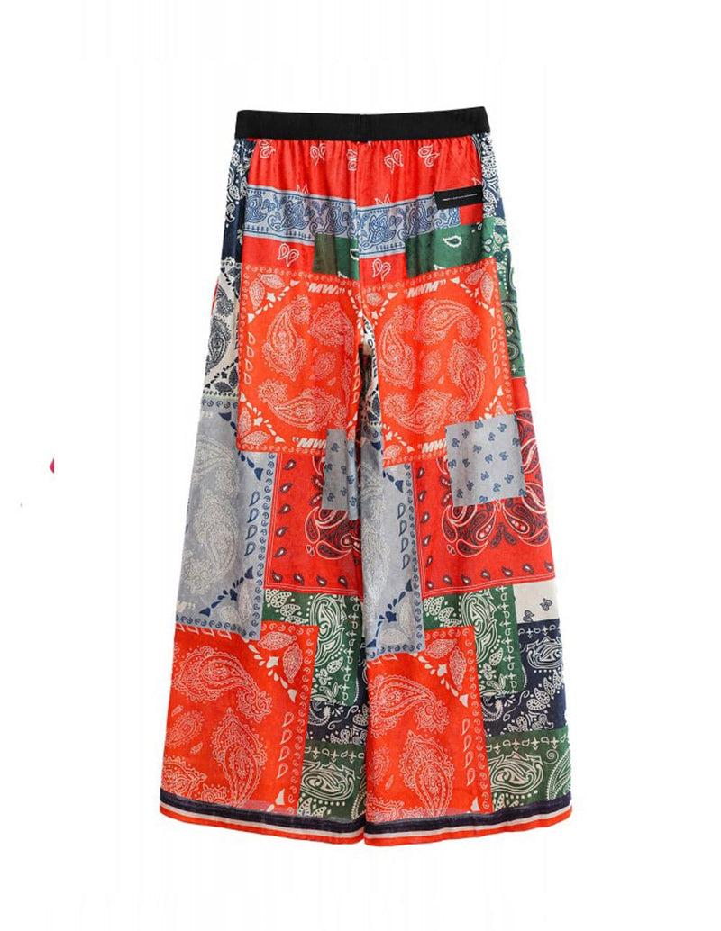 Pantalón Ancho MWM Bandana Multicolor Mujer