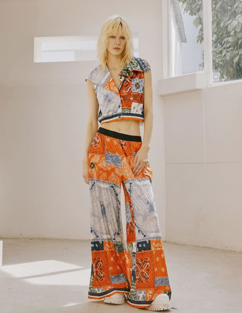 Pantalón Ancho MWM Bandana Multicolor Mujer
