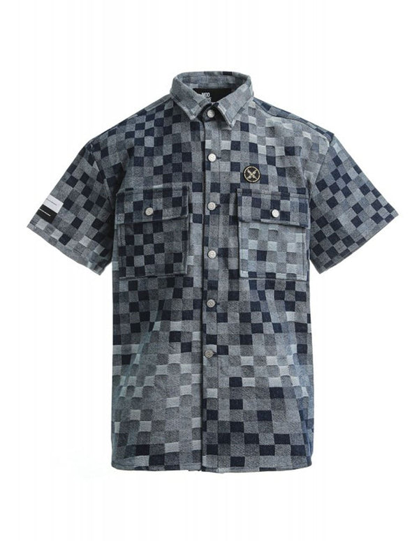 Camisa Vaquera MWM de Cuadros Azul Unisex