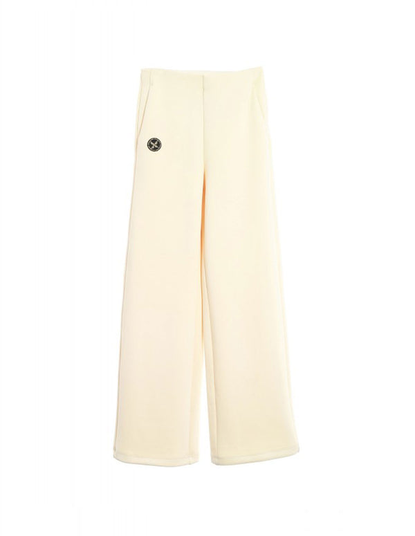 Pantalón MWM Palazzo Beige Mujer