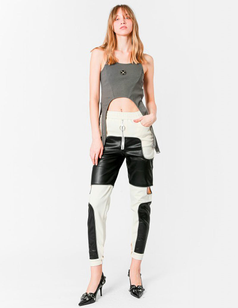 Pantalón MWM Motorbike Beige Mujer