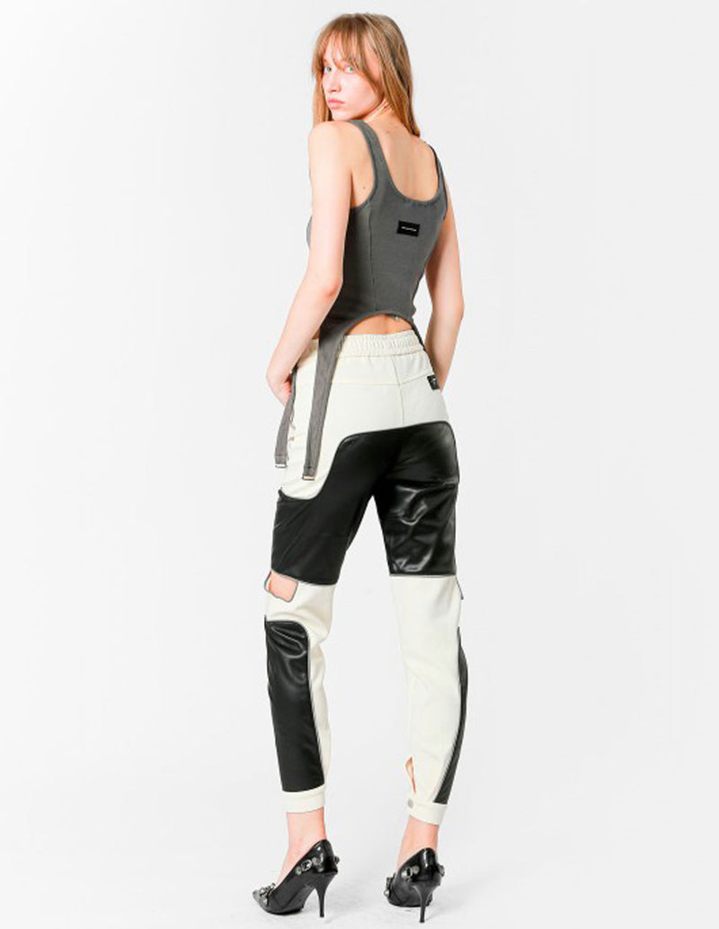 Pantalón MWM Motorbike Beige Mujer