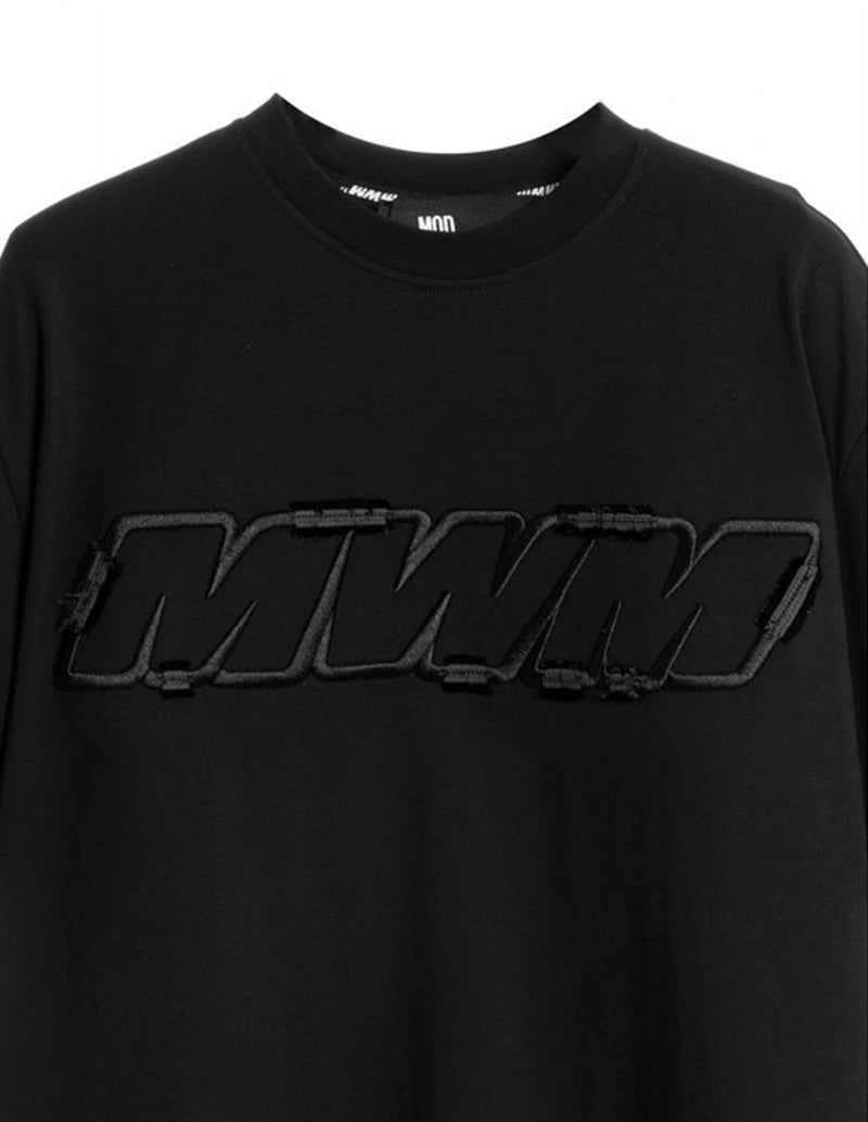 Camiseta MWM con Logo Negra Unisex