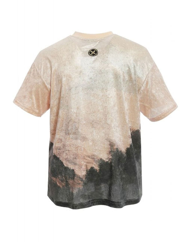 Camiseta MWM con Estampado Beige Unisex