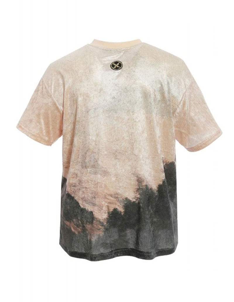 Camiseta MWM con Estampado Beige Unisex