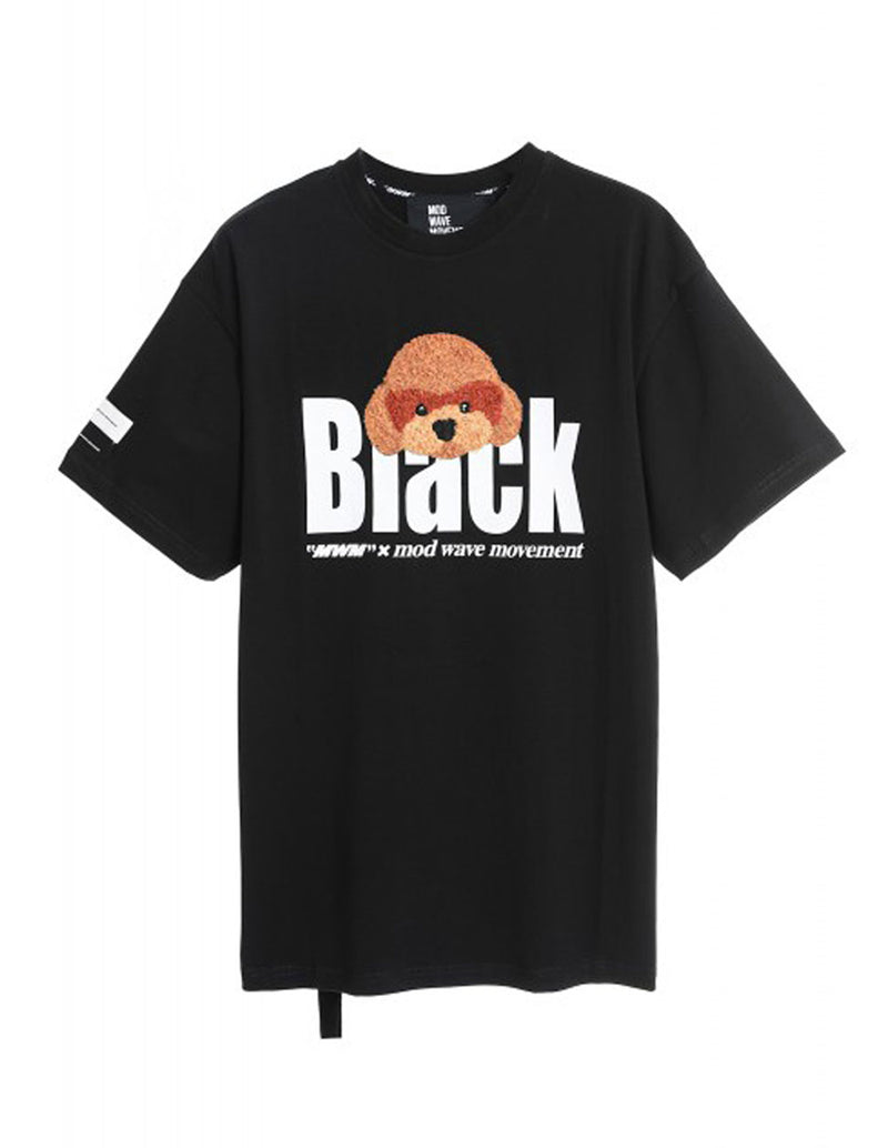 Camiseta MWM Mike Teddy Negra Unisex