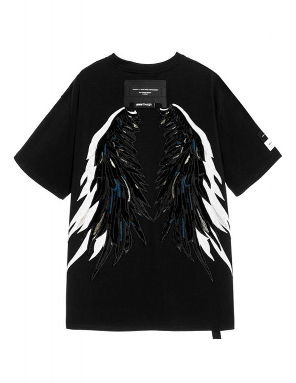 Camiseta MWM Alas Negra Unisex