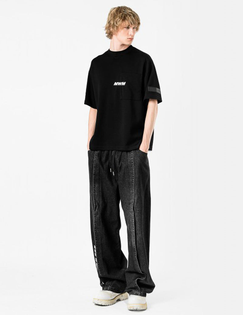 Camiseta MWM Diseño Negra Unisex