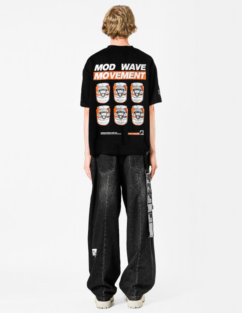 Camiseta MWM Diseño Negra Unisex