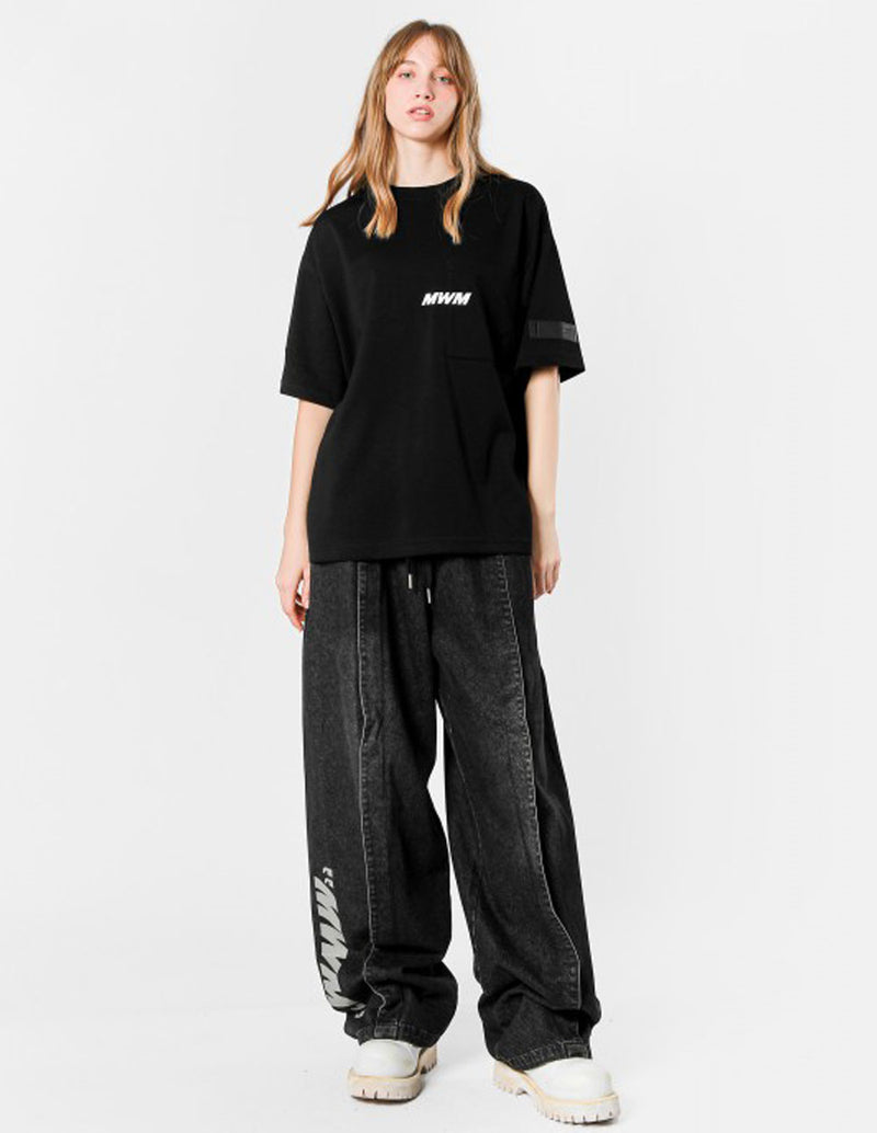 Camiseta MWM Diseño Negra Unisex