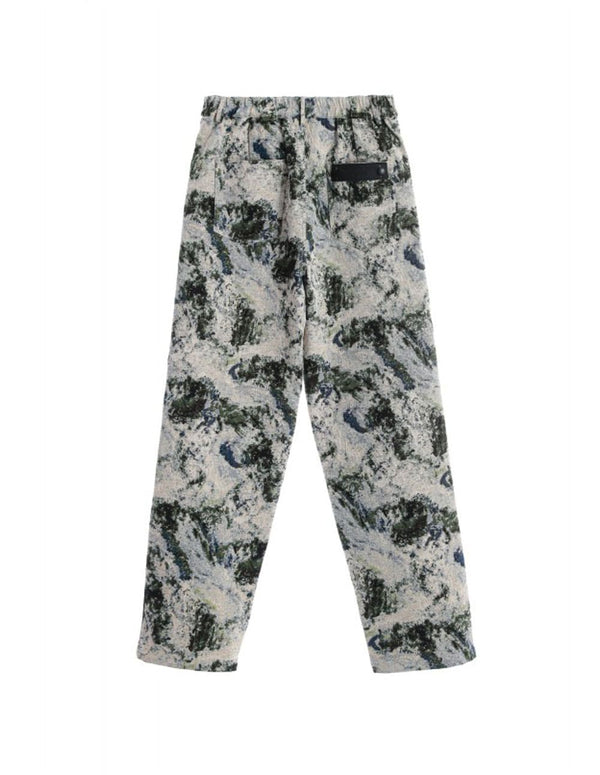 Pantalón MWM Jaquard Verde y Beige Unisex