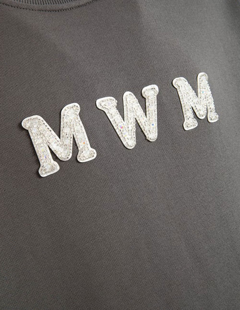 Sudadera MWM con Logo Gris Unisex