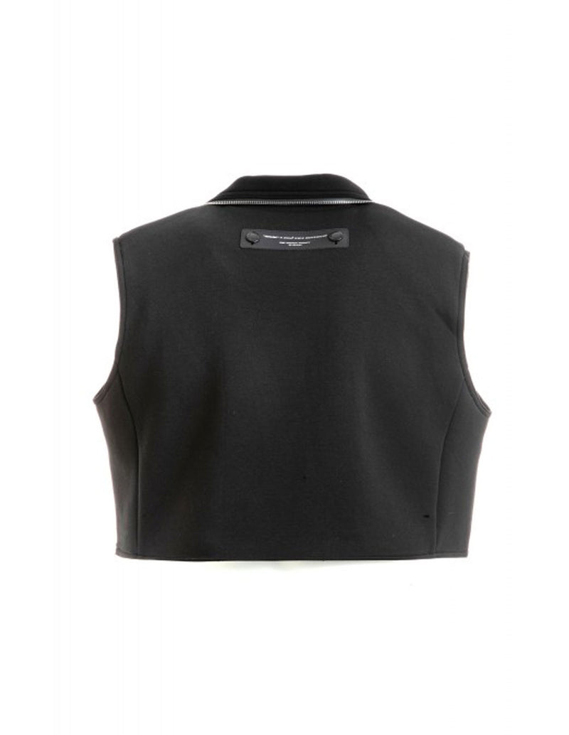 Chaleco MWM Corto Negro Mujer