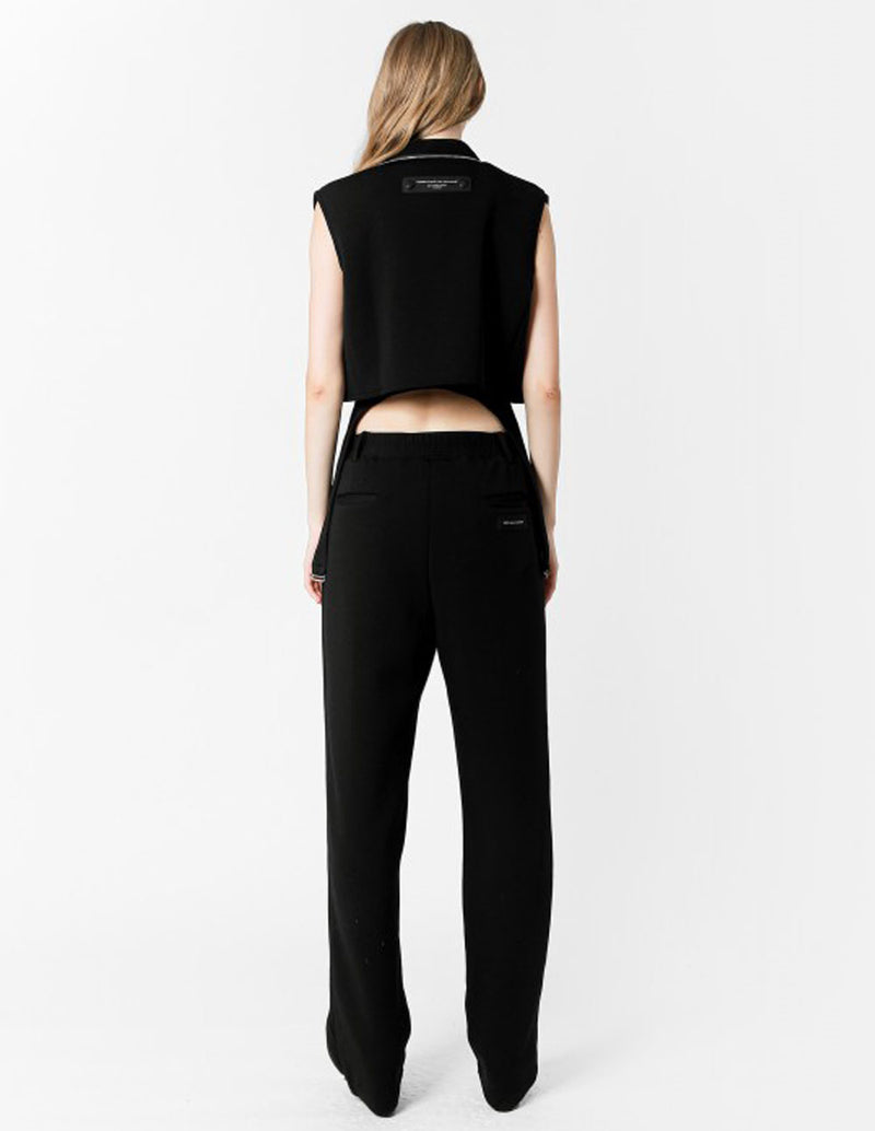 Chaleco MWM Corto Negro Mujer